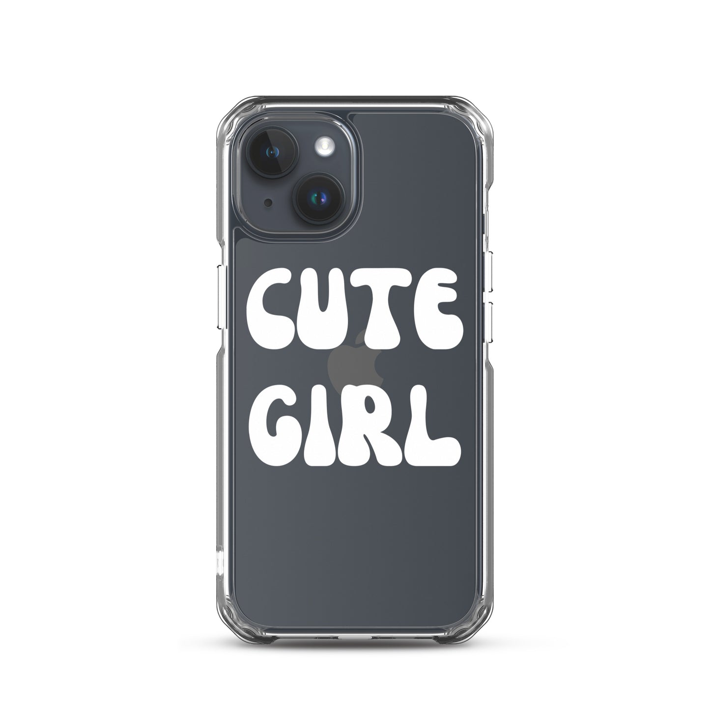 “Cute Girl” Clear Case for iPhone®