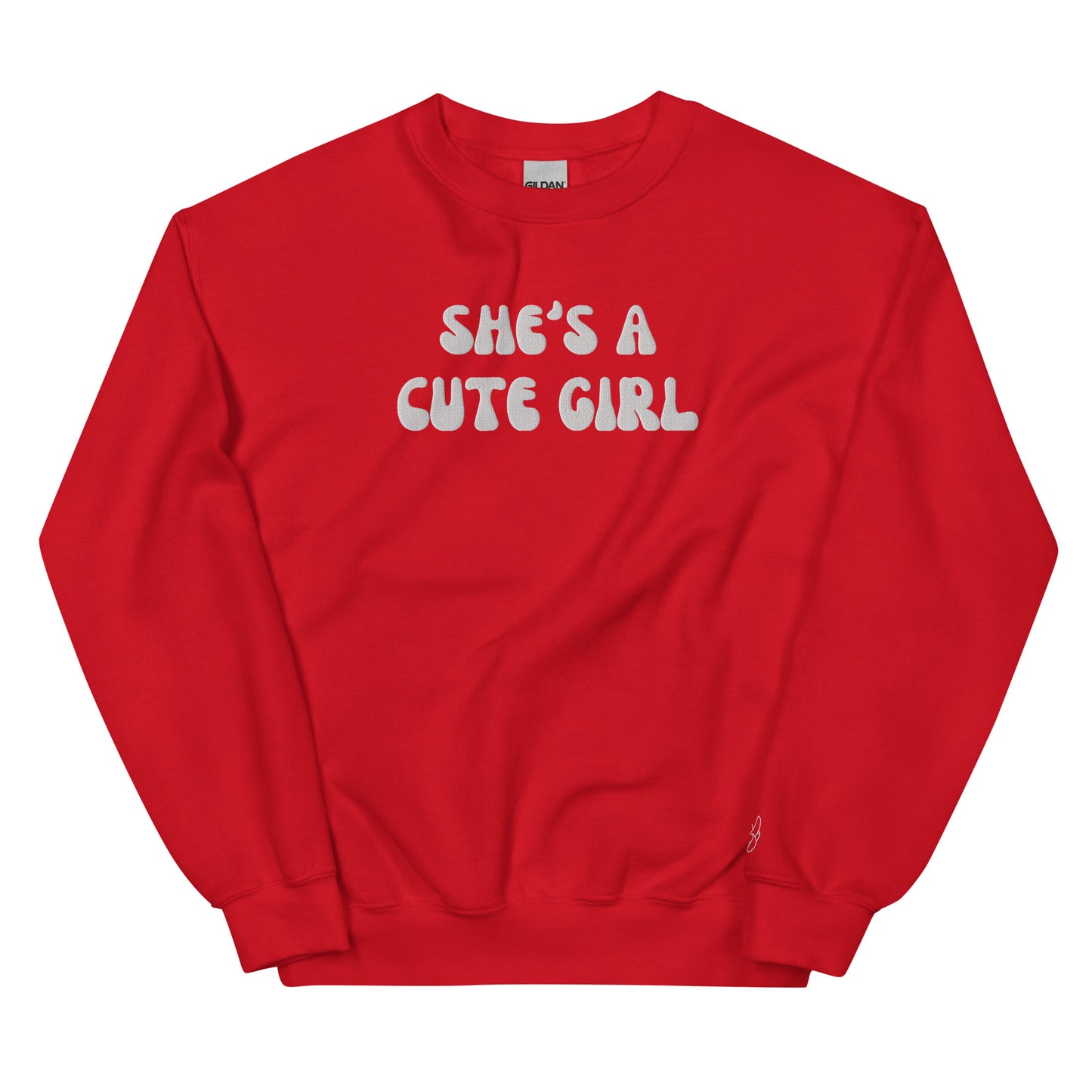 “She’s A Cute Girl” Unisex Sweatshirt