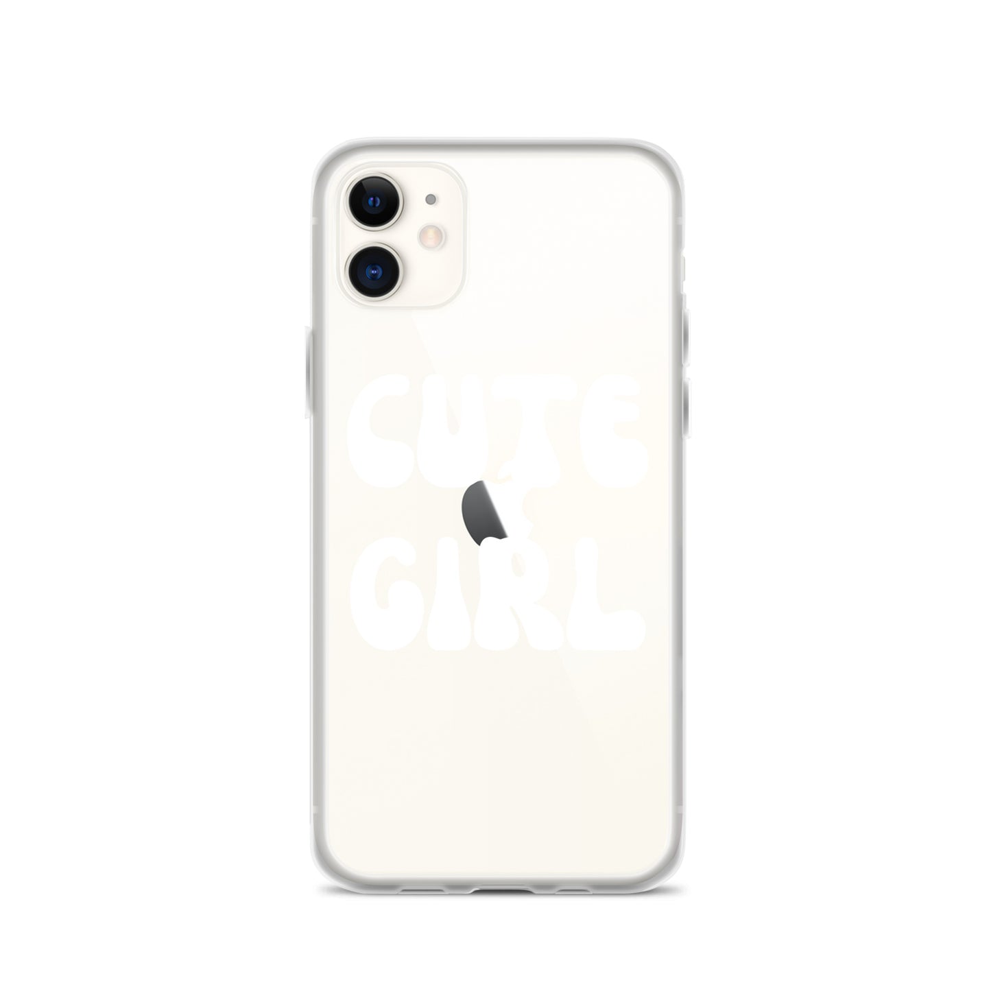 “Cute Girl” Clear Case for iPhone®