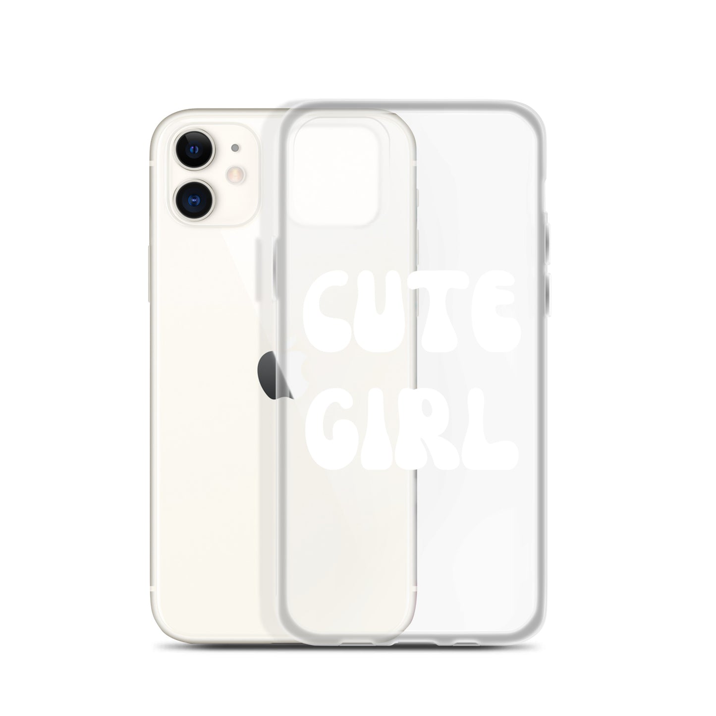 “Cute Girl” Clear Case for iPhone®