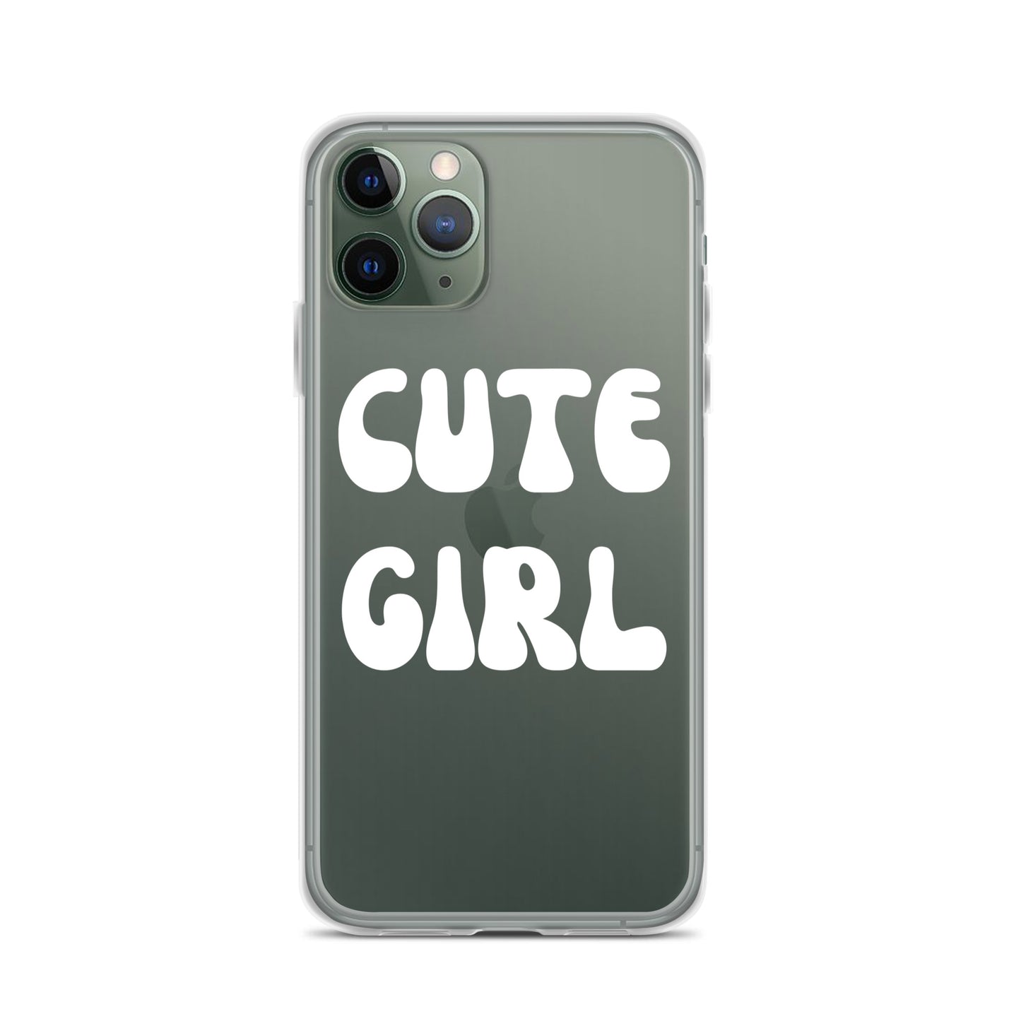 “Cute Girl” Clear Case for iPhone®