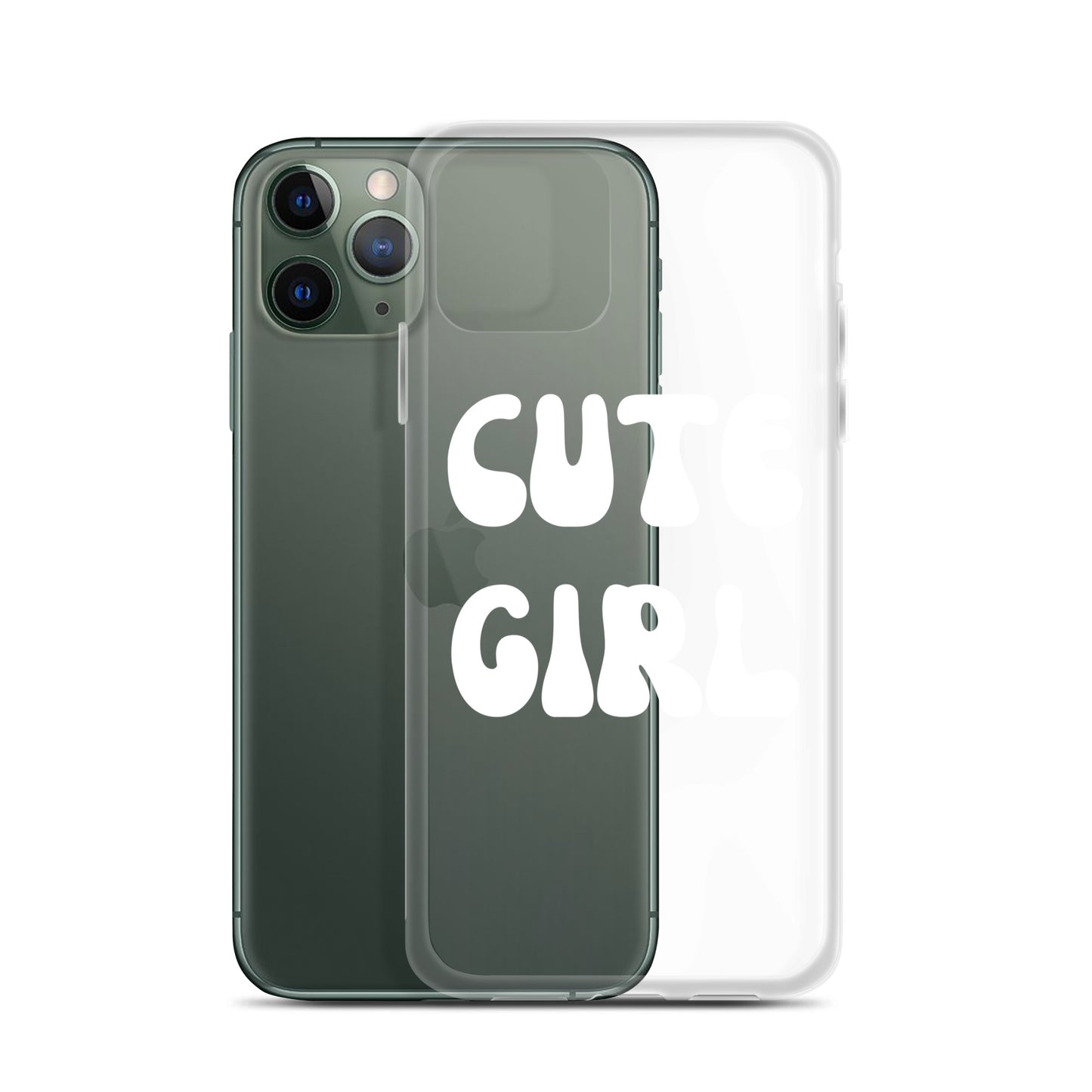 “Cute Girl” Clear Case for iPhone®