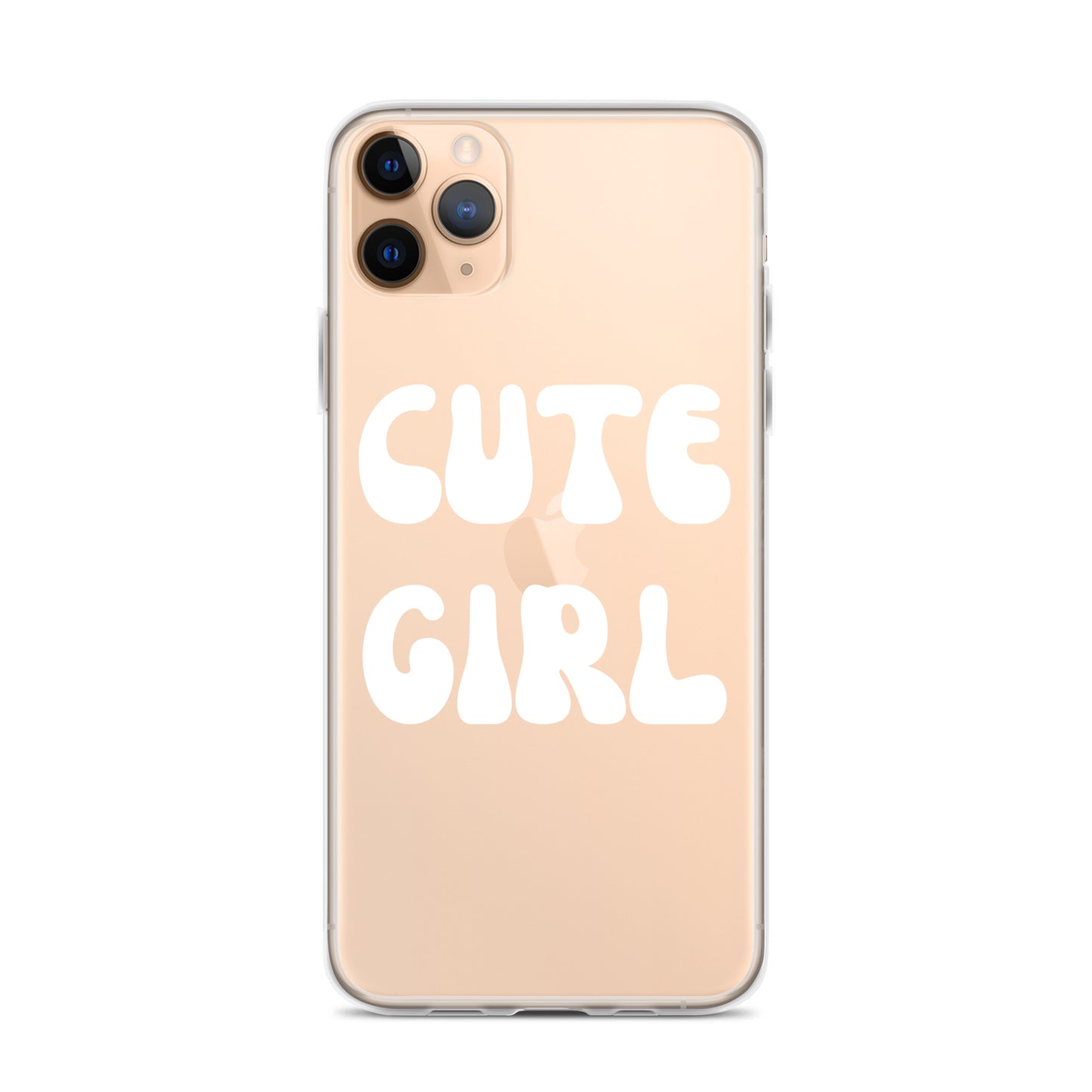 “Cute Girl” Clear Case for iPhone®