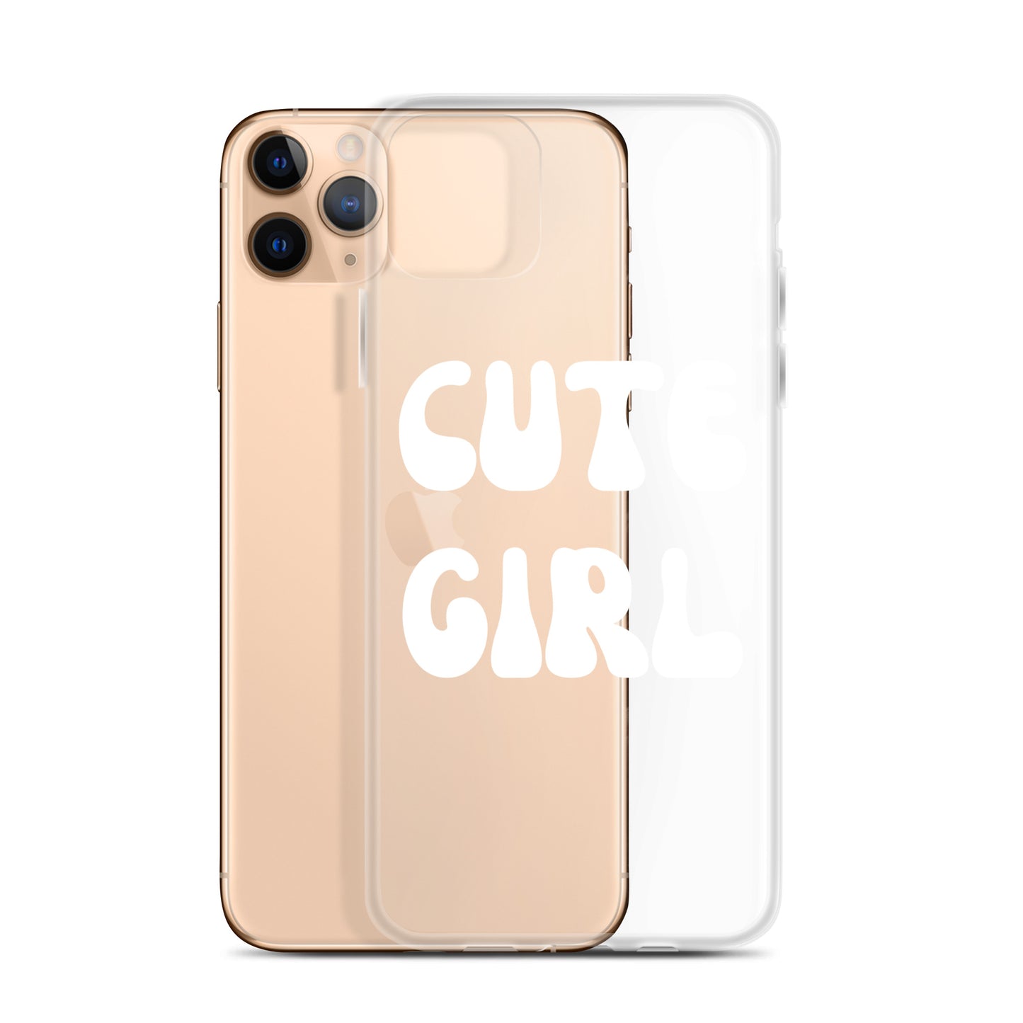 “Cute Girl” Clear Case for iPhone®