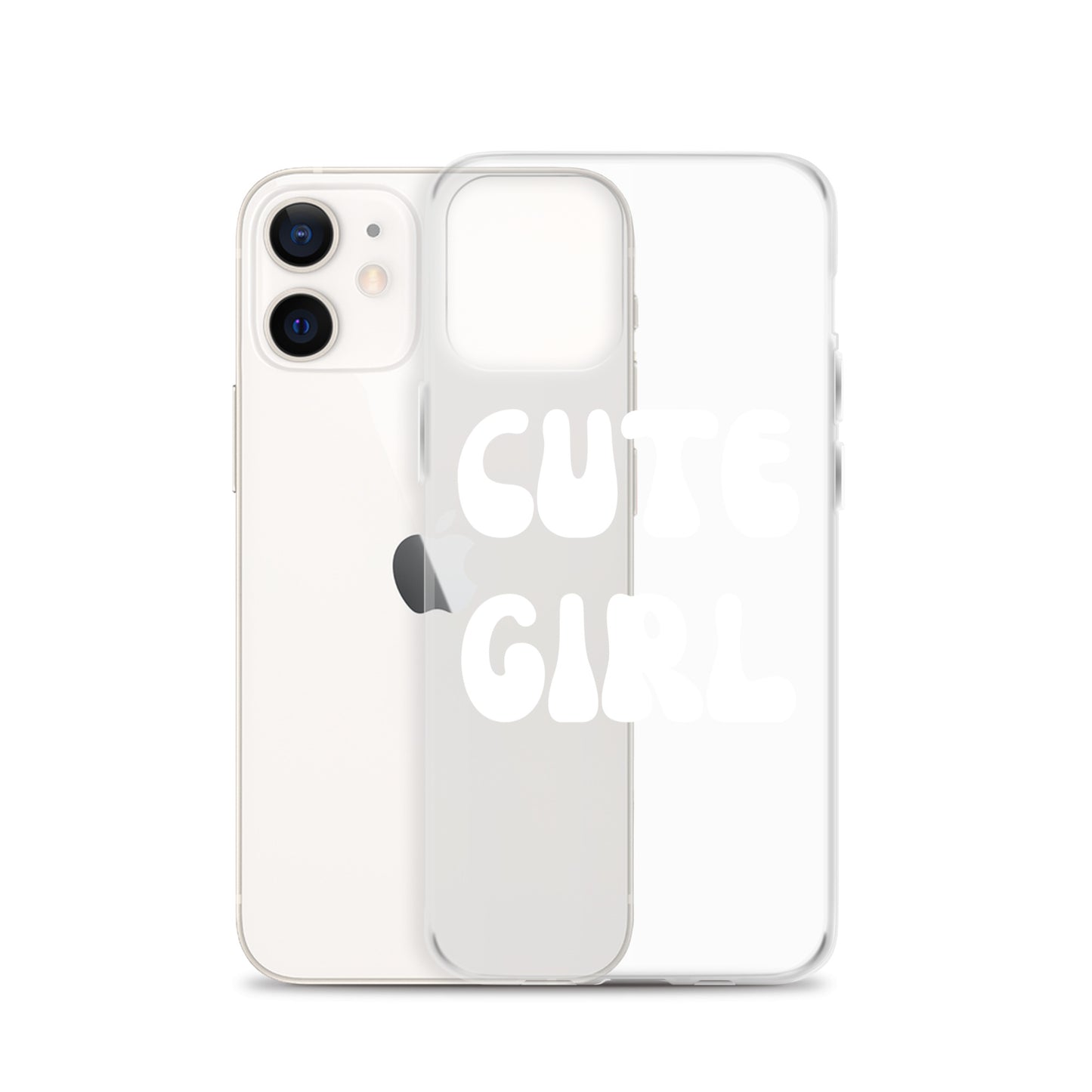 “Cute Girl” Clear Case for iPhone®