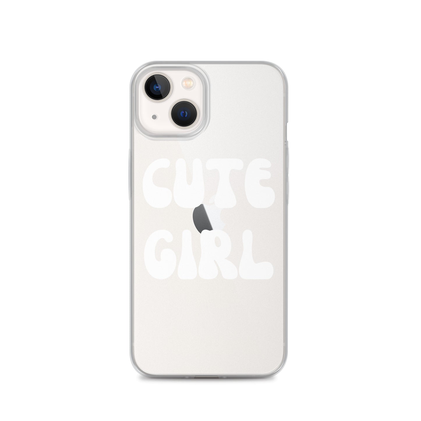 “Cute Girl” Clear Case for iPhone®