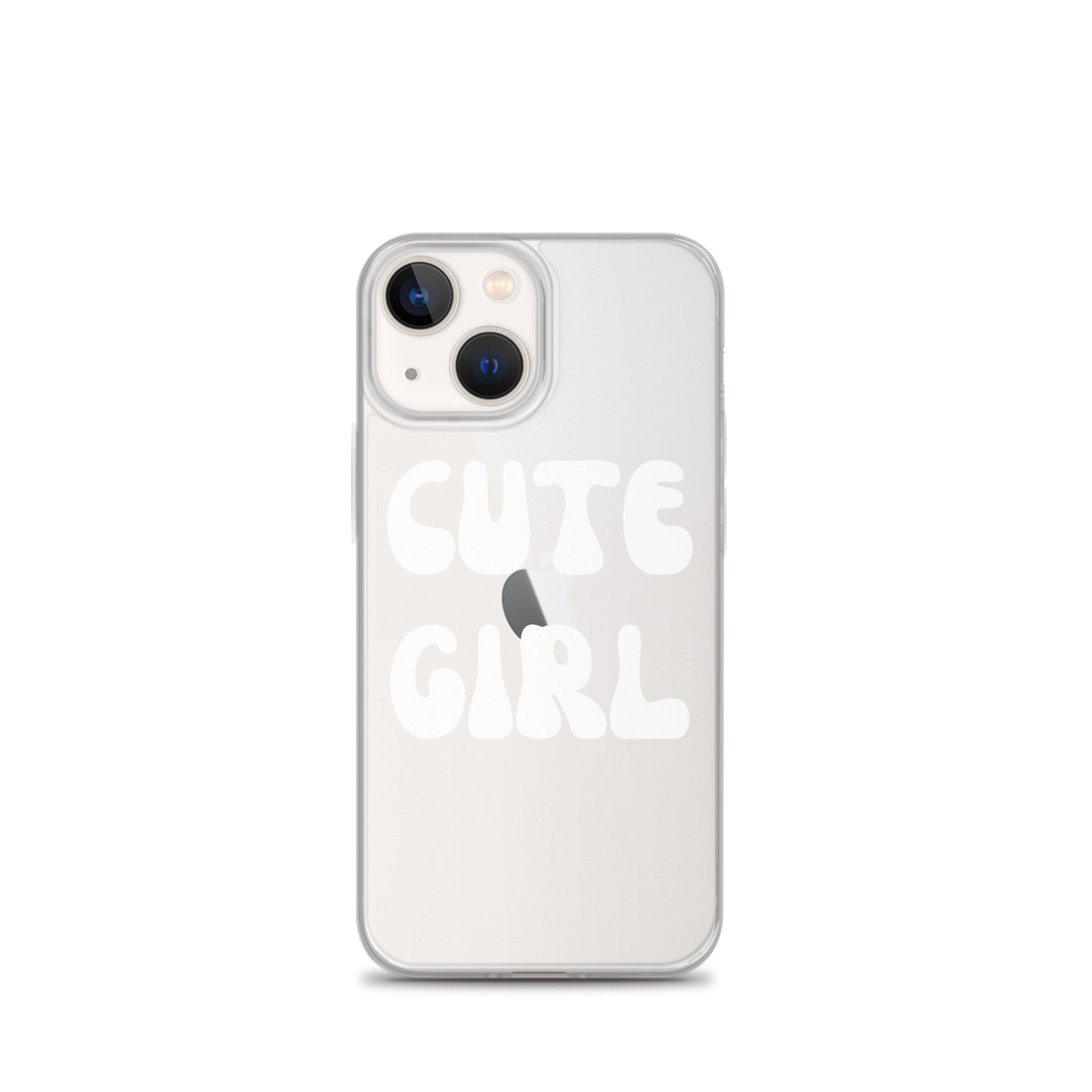 “Cute Girl” Clear Case for iPhone®