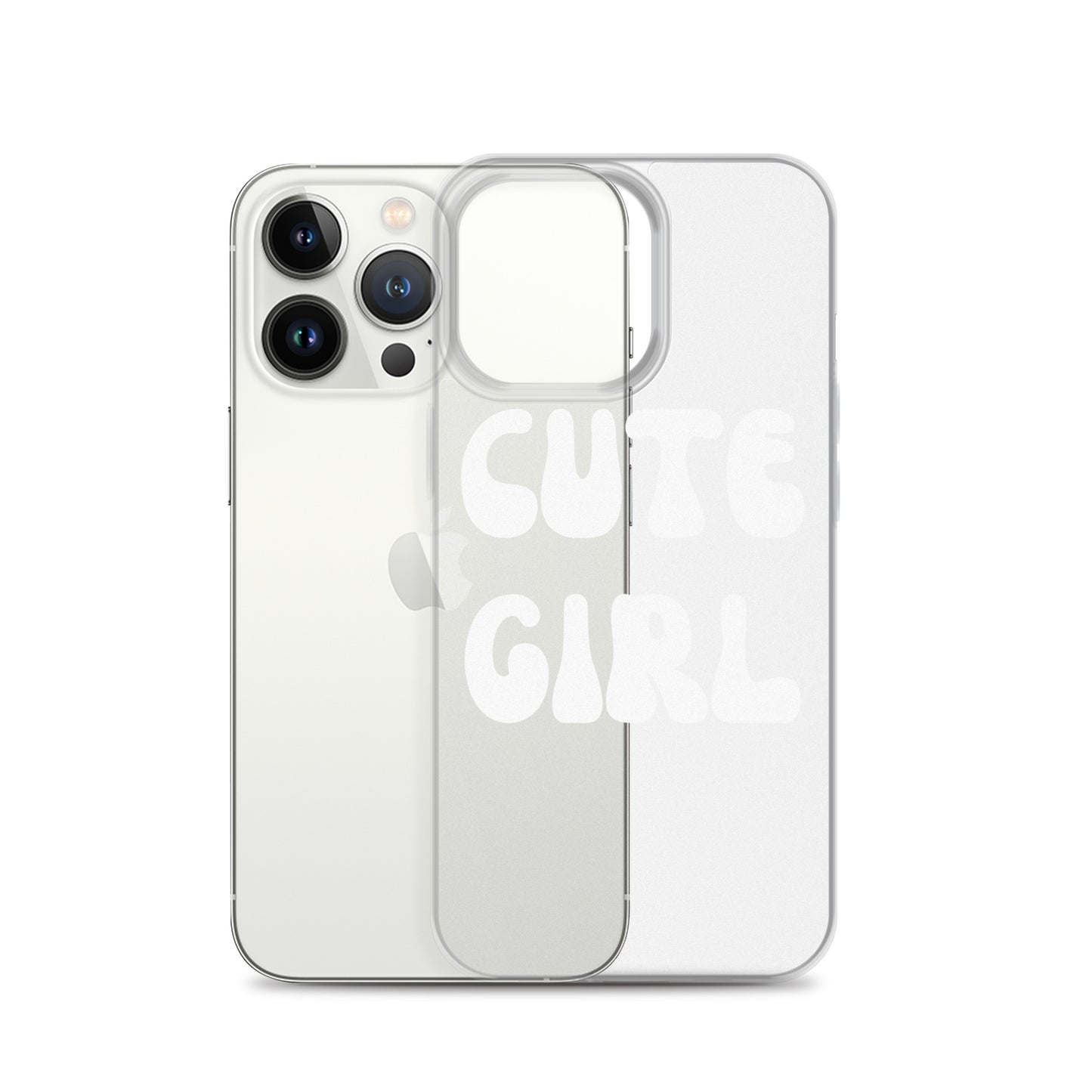 “Cute Girl” Clear Case for iPhone®