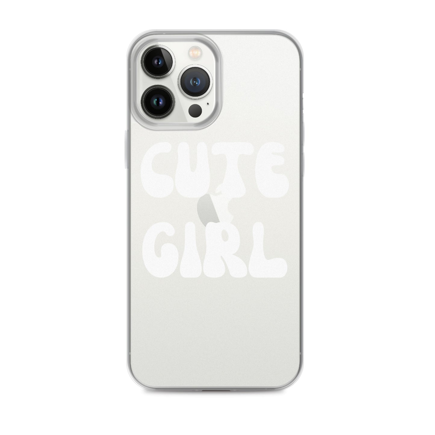 “Cute Girl” Clear Case for iPhone®