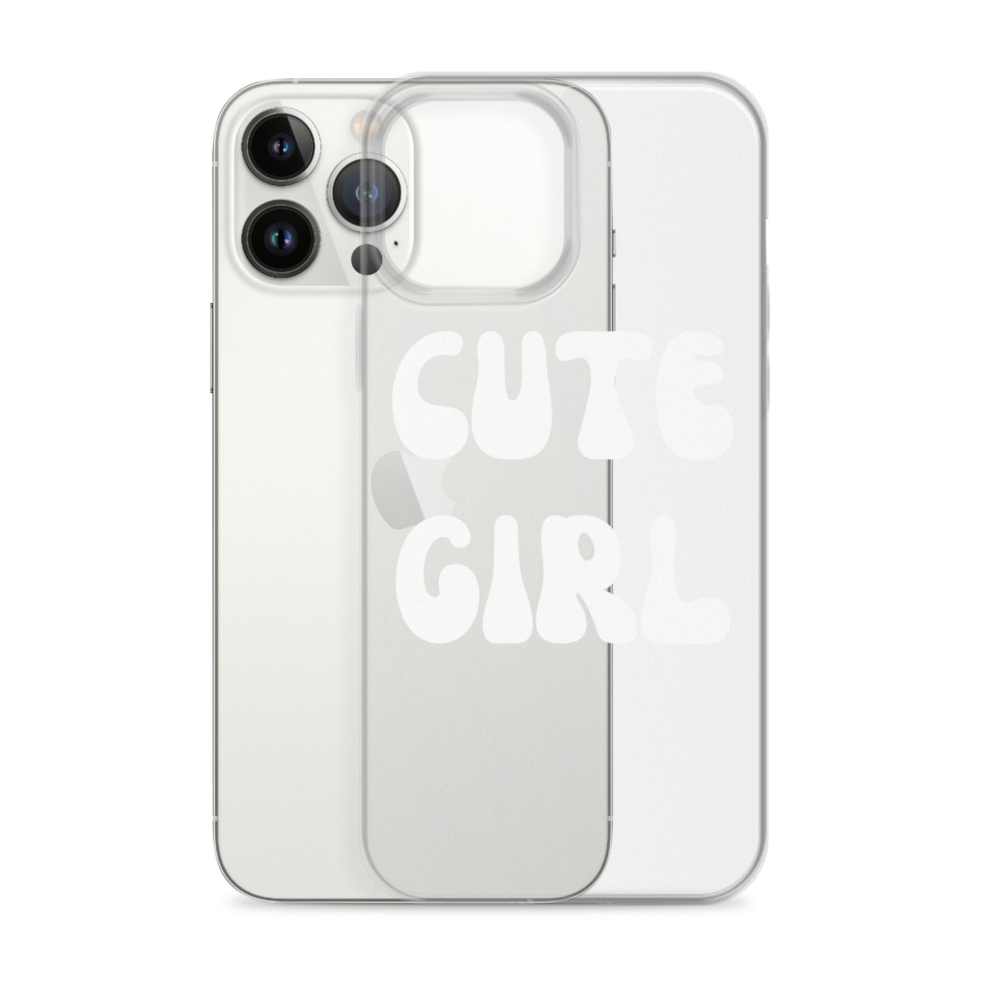 “Cute Girl” Clear Case for iPhone®