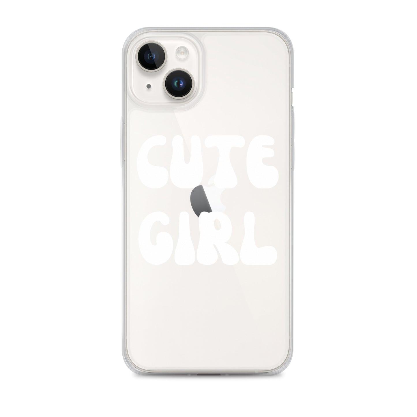 “Cute Girl” Clear Case for iPhone®