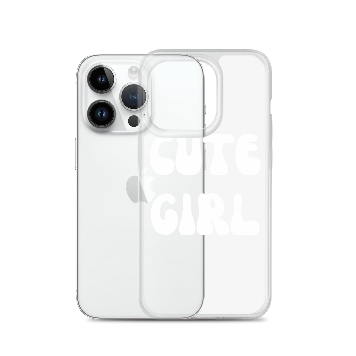 “Cute Girl” Clear Case for iPhone®