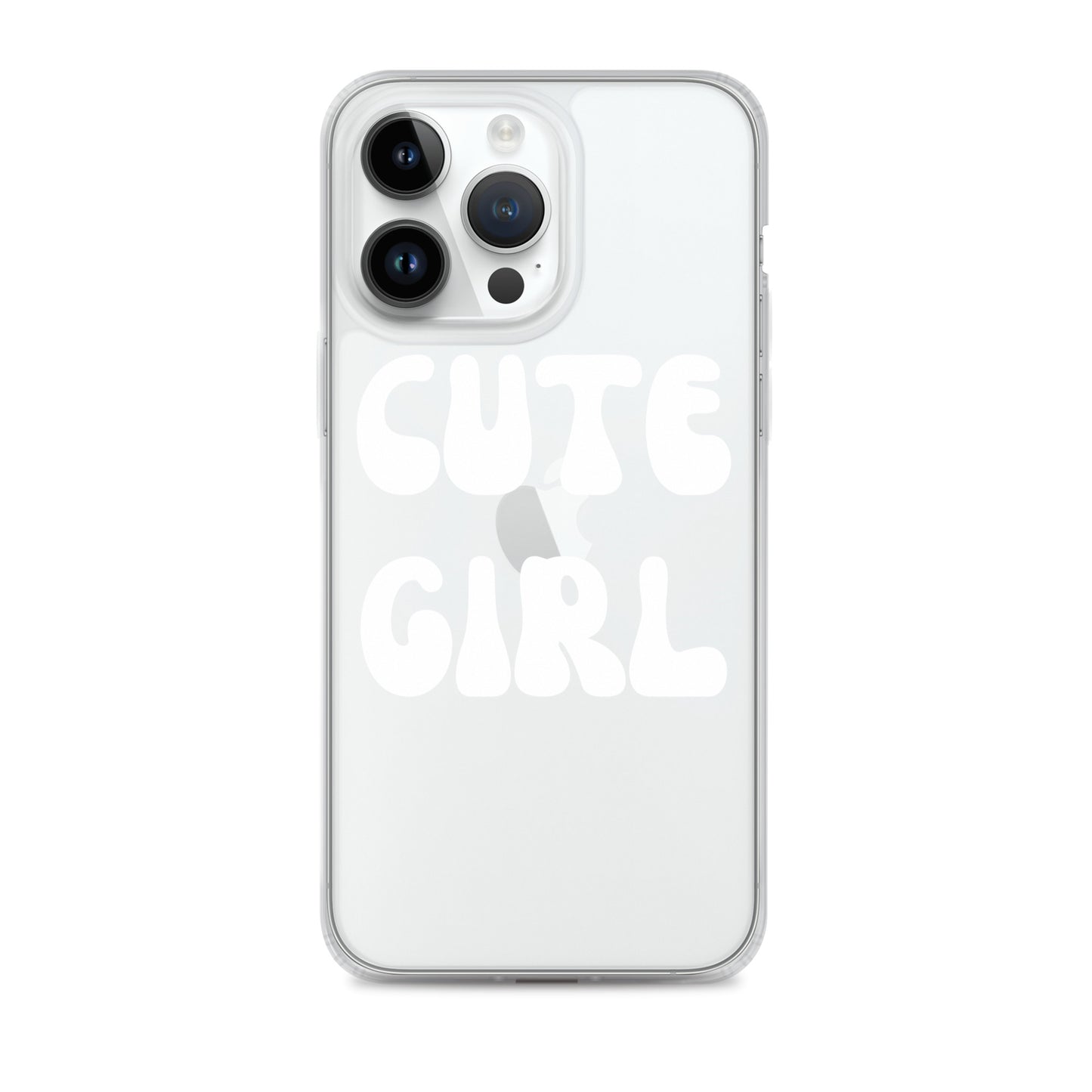 “Cute Girl” Clear Case for iPhone®