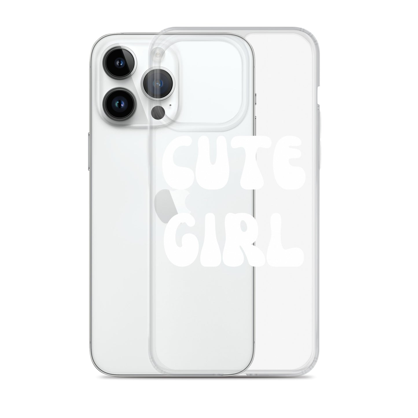 “Cute Girl” Clear Case for iPhone®