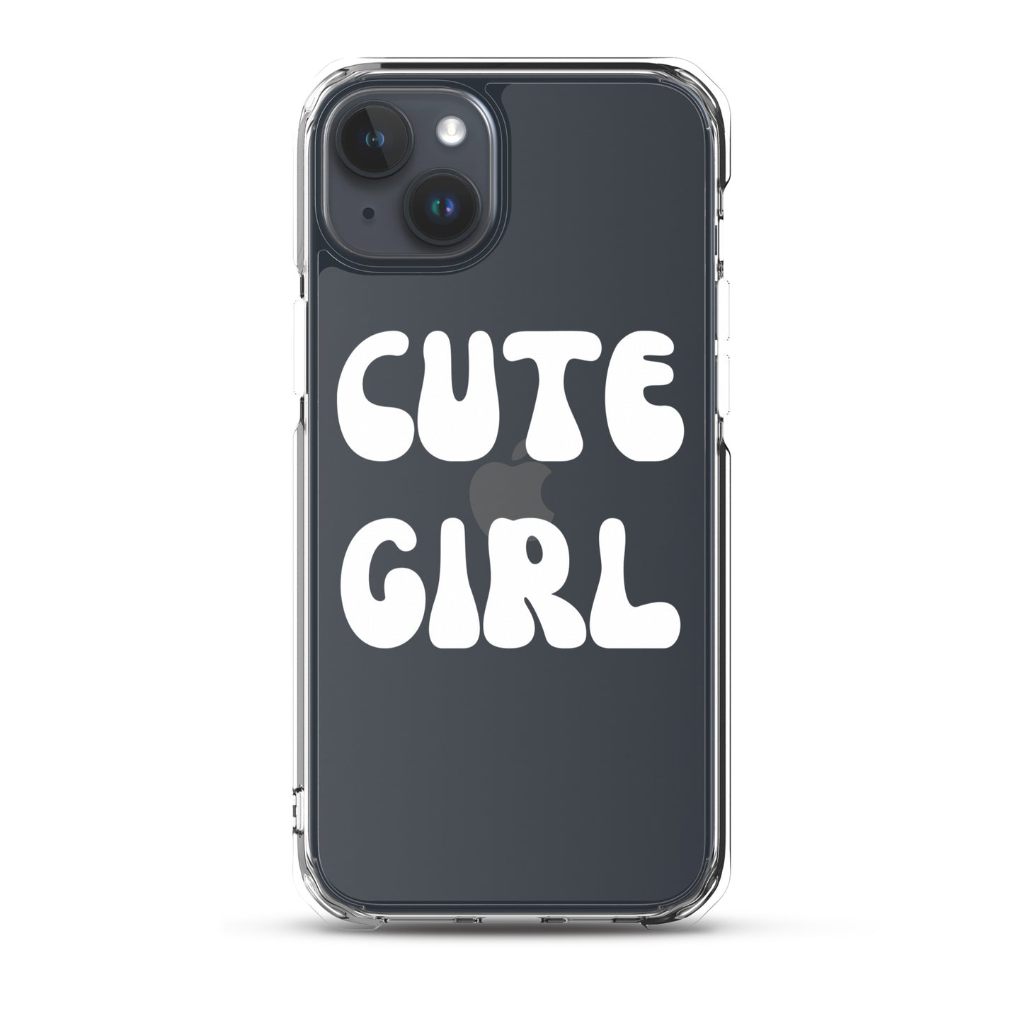 “Cute Girl” Clear Case for iPhone®