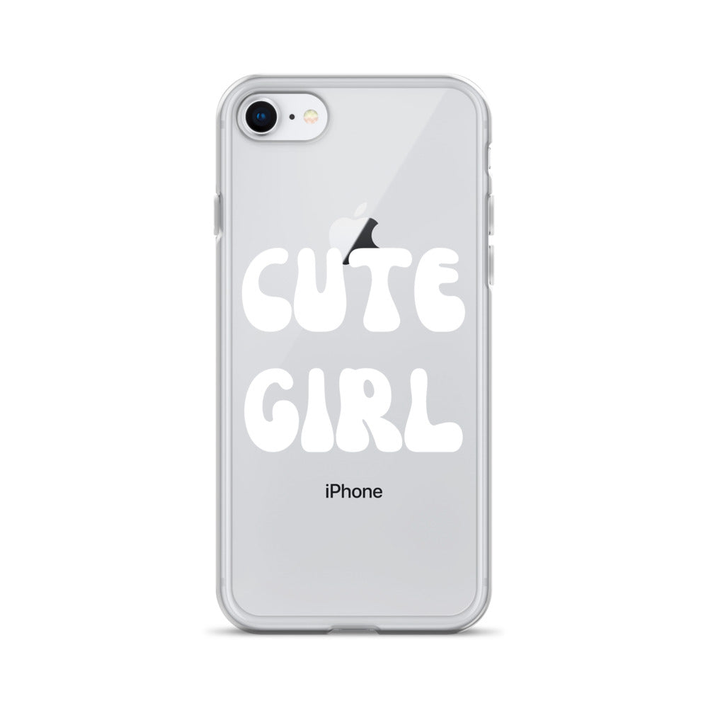 “Cute Girl” Clear Case for iPhone®