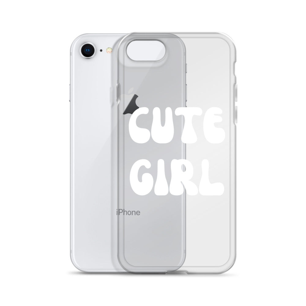 “Cute Girl” Clear Case for iPhone®