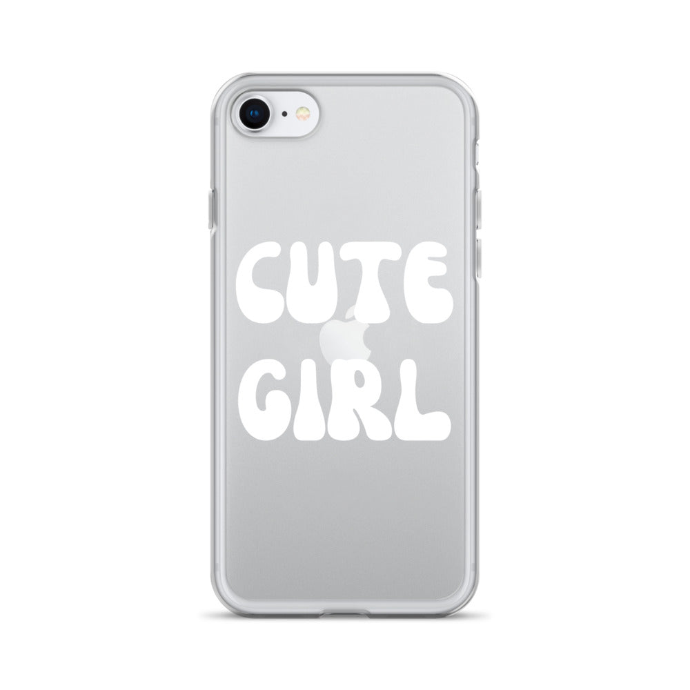 “Cute Girl” Clear Case for iPhone®