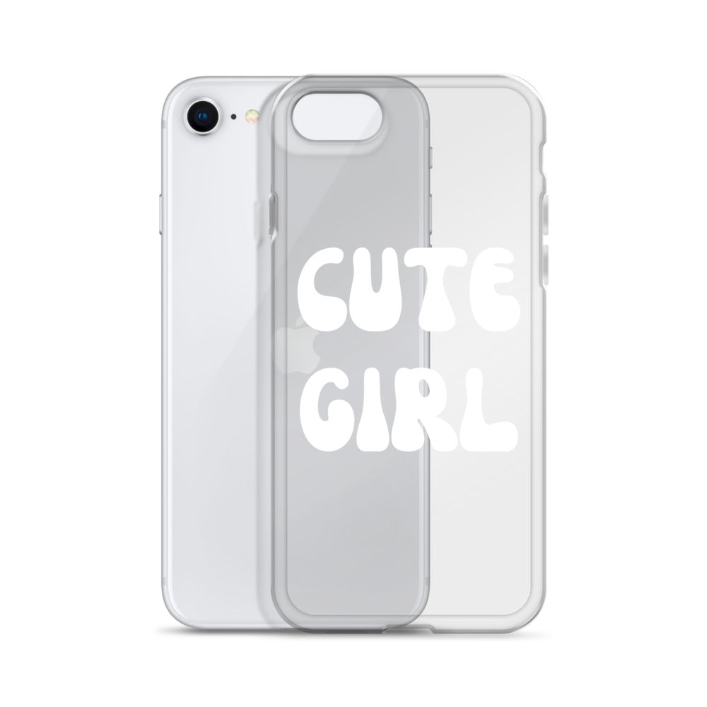 “Cute Girl” Clear Case for iPhone®