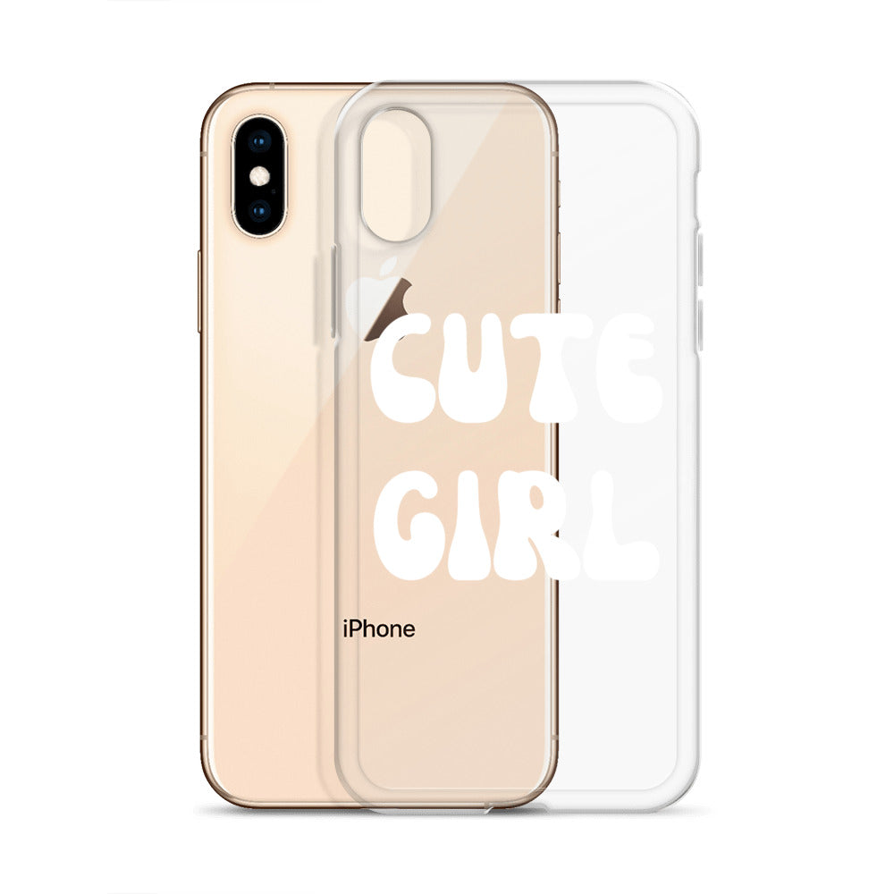 “Cute Girl” Clear Case for iPhone®