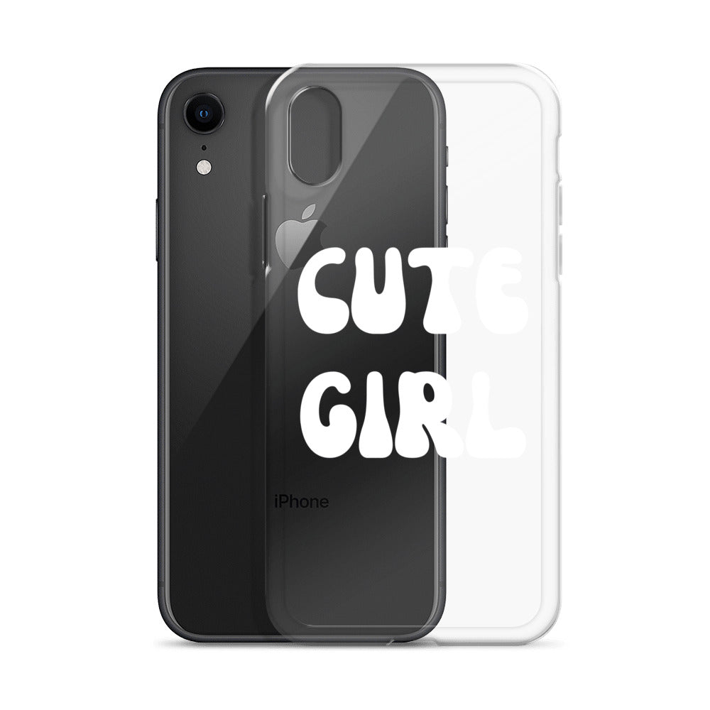 “Cute Girl” Clear Case for iPhone®