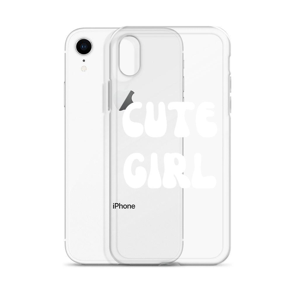 “Cute Girl” Clear Case for iPhone®