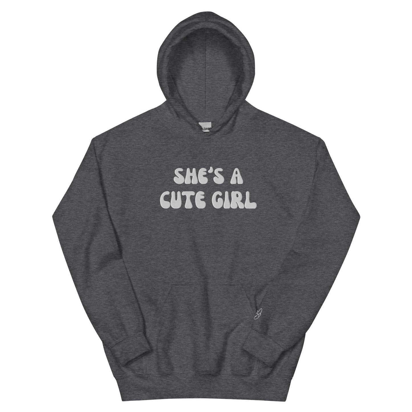 “She’s A Cute Girl” Unisex Hoodie