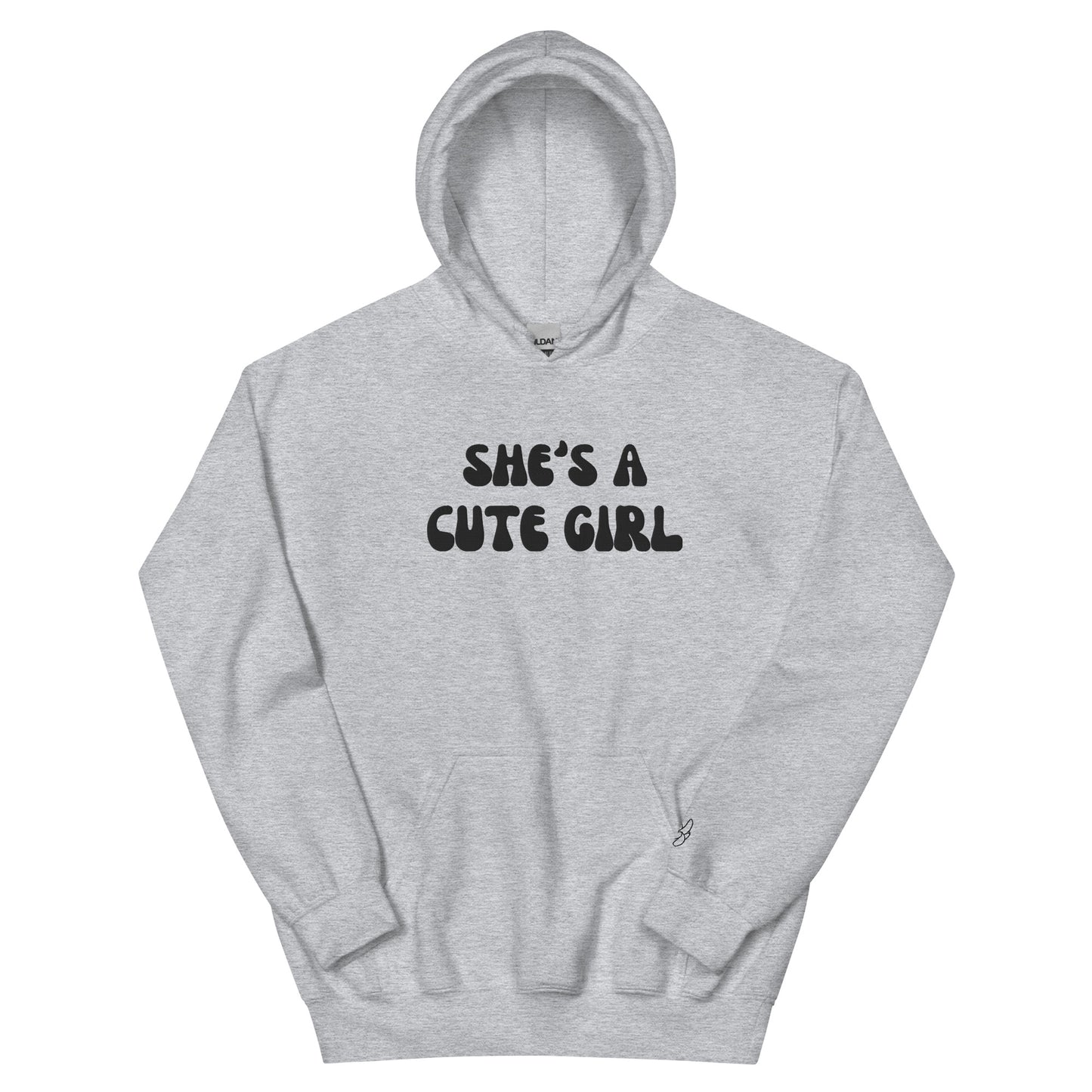 “She’s A Cute Girl” Unisex Hoodie